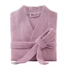 100% Cotton Bathrobe for Men Long Thick Absorbent Terry Bath Robe Kimono Men Towel Bathrobe Plus Sleepwear Women Dressing Gown 240108