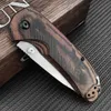 Knife 15031 Hunt North Fork BM couteau utilitaire pliant tactique Camping EDC outils chasse survie couteau de poche manche en bois couteau de sauvetage