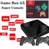 Caja de juegos G5 con sistema dual Host S905L, WiFi, 4K, HD, superconsola X más emulador de juegos, reproductor de vídeo de TV Retro para PS1/N64/DC PSP, 2024