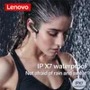 Earphones Original Lenovo Xe06 Air Conduction Wireless Bluetooth Headphones Ipx7 Waterproof Headset 9d Stereo Earphones Earbuds with Mic