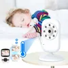 SM24 Baby Monitors 2,4 tum LCD-skärm+Baby Camera 2-vägs Talk Newborn Cry Alarm Lullabies Night Vision Security Monitoring Camera