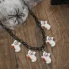 Pendentif Colliers Funny Fun Collier Halloween Creative Pumpkin Ghost