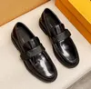 Chaussures en cuir respirantes pour hommes, chaussures formelles d'affaires, plates, de bureau, de mariage, Style britannique, Mocassin sauvage