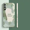 Custodie per cellulari Custodia per Samsung Galaxy S23 S22 Ultra Plus S21 FE Custodie Cartoon Fiore Cover in silicone per A14 A34 A54 A13 A33 A53 A32 A52s CaseL240105