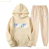 24SS Survêtement Mens Trapstar Track Suits Sweat à capuche Basketball Football Rugby Hugo Deux pièces avec veste à capuche à manches longues pour femmes Pantalon