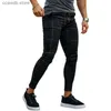 Herrbyxor Nya höststickade byxor Casual Hip Hop Men Sweatpants Fashion Streetwear Lounge Wear Mens Lattice Suit Pants T240108