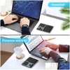 Keyboards Wireless Number Pad Rechargeable Bluetooth Numeric Keyboard For Windows 35-Keys Aluminum Numpad Keypad Accountants Hkd230825 Otmcn