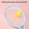 1 para dzieci Tennis Rakiet Badminton Rakieta Kids Calying dla początkujących ParentChild Props do przedszkola Primary 240108