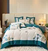 Hochwertiges, ökologisches, doppelseitig gebürstetes vierteiliges Set aus reiner Baumwolle, hochwertiger und verdickter Bettbezug, Bettlaken und Bettlaken-Set 230504