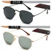 Luxurys Bans Designer Männer Frauen Sonnenbrille Adumbral UV400 Brillen Marke Brillen 3548 Männliche Sonnenbrille Strahlen Metallrahmen Glaslinse Raybans mit Box und Koffer L5F9