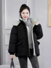 Trenchs de femmes manteaux épais poches à capuche décontracté coton Parkas hiver vers le bas style coréen bureau dame vêtements automne veste pour femmes