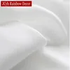 High Quality White Semi Crushed Sheer Curtains For Living Room Window Solid Color Long Tulle Bedroom Curtain Voile Party Drapes 240106