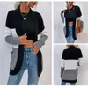 2024 Designer Knitted Cardigan Women Spring Long Sleeve Knitting Sweater Jacket Casual Loose Patchwork Outerwear Bulk Wholesale Clothes 10519