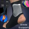 2PC COMPRESSION ANKLE SPRAIN BRACE Sports Fitness Foot Support Bandage Achilles SENDON REP Protector Pain Relief for Arthritis 240108