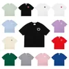 Mens Designer T Shirt Womens Korea Fashion Tees Luxury Brand Kort ärmar Summerälskare Top Crew Neck Clothing Clothing S-XL RW0Z