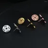 Brooches Wholesale Men's Lapel Fashionable Olive Branch Accessory Pins Stainless Steel Fashion Accessories Gift Jewelry