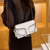 Hoge luxe onderarmtas, dameshandtas Modieus en veelzijdig woon-werkverkeer Enkele schouder Crossbody met kleine vierkante tas