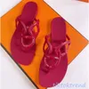 Woman Slipper Egerie Sandal Flat Sandals Flip Flop Designer Slides Chain Rubber Black Blue Beach orange Sandal Fashion Outdoor Flip Flop 35-41 With Box