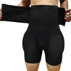 Mannen Gewatteerde Ondergoed Dij Controle Hip Enhancer Shapewear Shorts Hoge Taille Afslanken Body Shaper Boxer Korte S-6XL 240108