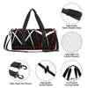 Bolsa de ginástica escura frankenstrat, bolsa esportiva portátil legal, grande capacidade, padrão de treinamento, bolsa colorida de fitness para homens 240108