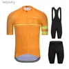 Conjuntos de camisa de ciclismo raudax equipe roupas de ciclismo dos homens verão manga curta conjunto ciclismo respirável triathlon mtb camisa ciclismo ropa ciclismo veranol240108