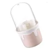 Storage Boxes Rotating Bucket Cosmetic Make Up Organiser Brush Case With Lid Dropship