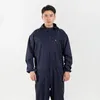 Men's Tracksuits Work Jumpsuit Waterproof Breathable Sweat-absorbing Elastic Cuff Multiple-Pockets Anti-static Men Coveralls Uniform For