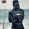 스웨트 셔츠 후드 기어 남자 낚시 긴 소매 후드 셔츠 blusas para pesca 낚시 공연 의류 camisa de pesca uv manga longa