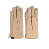 Gants de cyclisme hiver chaud cachemire tricoté équitation en plein air coupe-vent pour hommes femmes Plus velours épais Couple écran tactile