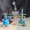 4" bubbler recycler bong glazen rookwaterpijp van hoge kwaliteit met een voortreffelijk en compact ontwerp. Schildpadpatroon, vloeiende lijnen en perfecte kleurafstemming