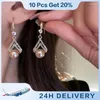 Boucles d'oreilles Champagne perle 925 argent aiguille brillant strass tempérament femmes bijoux fête Premium cadeau mode