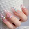 Nail Art Décorations Ornement Étoiles Amour Coeurs Manucure Accessoires 3D Forets Aurora Bijoux Strass Drop Livraison Santé Beauté Ota85