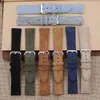 Suede Watch Strap 18 19 20 21 22mm Watchband Tan Blue Brown äkta läderbyte Tillbehör som är bekväm att bära #D 240106