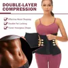 Justerbar Slim Corset midjetränare för kvinnor Lower Belly Fat Sweat midja Trimmer Workout Body Shaper Cincher Sports Support 240108