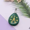 Pendant Necklaces Natural Stone Feng Shui Reiki Healing Balancing Yoga Symbol Crystal Quartz Lapis Charms For Jewelry Making DIY Necklace