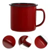 Servis uppsättningar vintage s glasstil mugg kaffemuggar set multifunktionell järn multipurpose cup reseglas