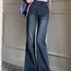 Damen Jeans Denim Hosen Frau Bell Bottom Flare Schwarz für Frauen Hosen Ausgestellte Hohe Taille Shot Spanx Verkauf 90er Jahre Grunge Y2k Gyarul240105