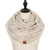 XEONGKVI Europa Amerika labeling Breien Scaves Herfst Winter Warm Twist Halsdoek Merk Vrouwen Wraps 70*35 cm 240108