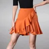 Stage Wear Latin Dance Women's Adult Half Skirt Large Waist Square Belly Women Clothing