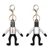 Portachiavi Skibidi Toilets Keychian Anime Toilet Man VS Monitor People Doll Figure Pendent Skibidi Bop Yes Key Chians Regalo per uomo J240108