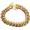 Alta qualidade Aço inoxidável Curb Chain Dragon Flop Bracelets Homens Mulheres Moda de Baixas de Prata Gold 8mm101214mm 23cm9230038