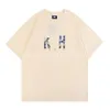 Erkek Gömlekler Kith T Shirt Üst Tasarımcı Gömlek Coğrafya Yüzey Dokuz Stil Sokak Sokak Moda Kısa Kollu Kadınlar Yüksek Sokak Kısa Kollu