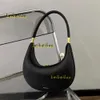 Cosmetische tassen kisten schoudertassen songmont luna tas 2024 luxe designer onderarm hobo schouder half maan lederen portemonnee koppeling modezakken handtas crossbody tas