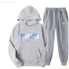 24SS Survêtement Mens Trapstar Track Suits Sweat à capuche Basketball Football Rugby Hugo Deux pièces avec veste à capuche à manches longues pour femmes Pantalon