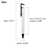 2 IN 1 Sublimation Pens with Shrink Wraps Cartridge DIY Blanks Phone Holders Thermal Heat Transfer White Ballpoint Gel Pen Wholesale LL