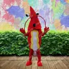 2024 Nya Crayfish Mascot Costumes Halloween Tecknad karaktärsdräkt Suit Xmas Outdoor Party Festival Dress Promotional Advertising Clothings