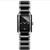 Nieuwe mode man horloge quartz uurwerk Keramische horloges voor vrouwelijke VROUWEN polshorloge Diamonds Bezel rd12247s