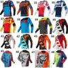 Men's T-shirts Foxx Head Foxx Speed Subduing Mountain Bike Riding Suit Top Men's Long Sleeve Cross-country Racing Suit Quick Dry T-shirt