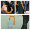 Umbrellas 3 Pcs Umbrella Handle Accessories Parts Grip Handles For Daily Use Cane Replacement Wood Folding Rain Grips