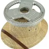 Enfant Toquilla casque de paille Pith chapeau de soleil pour garçon fille guerre du Vietnam armée chapeau Parent-enfant chapeau dôme Safari Jungle mineurs casquette 240108